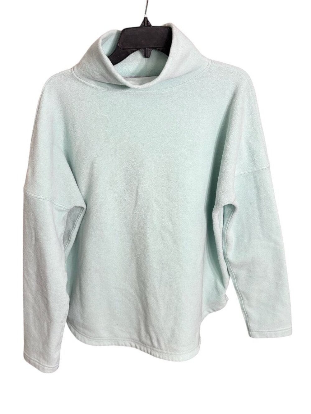 Vineyard Vines Mockneck Pullover Sweatshirt Fleece Light Aqua Green Size XS
